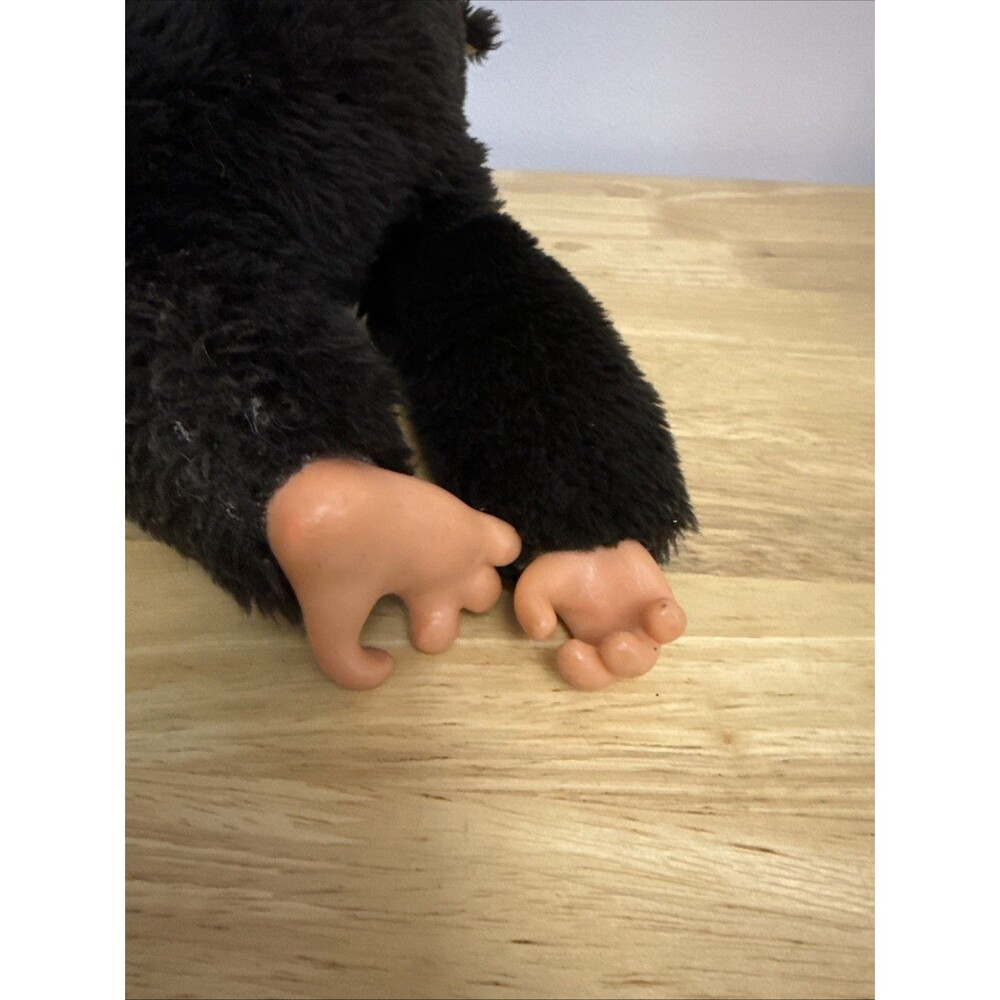 Vintage Rubber Face Gorilla Plush Brown Monkey Doll Stuffed 11” Rare - Picture 6 of 8